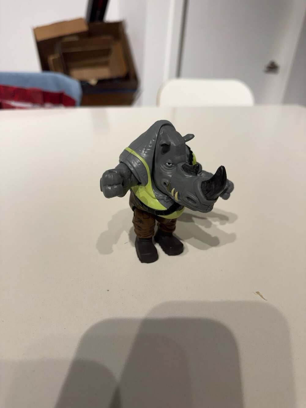 Playmates TMNT Mutant Mayhem Rocksteady 4" Action Figure